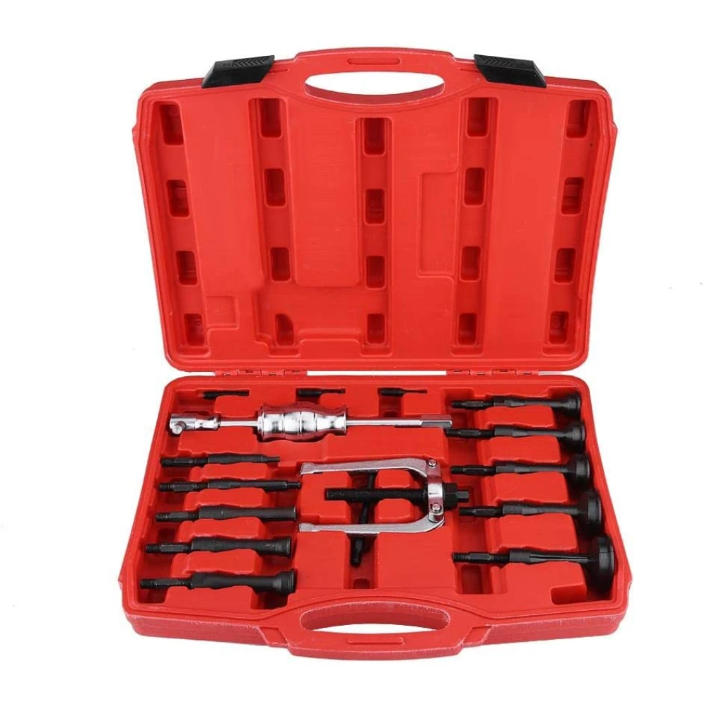 16pcs Zestaw ściągaczy do łożysk wewnętrznych z młotkiem bezwładnościowym TSX TOOL