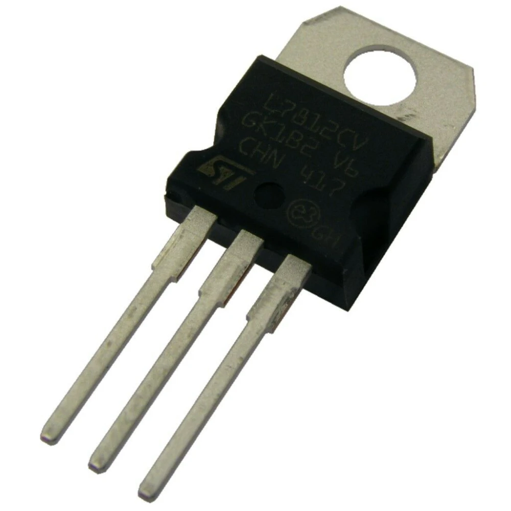 5 szt. L7812CV stabilizator napięcia 12V 1,5A TO-220 do projektów elektronicznych
