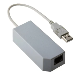 Adapter sieciowy USB 2.0 Nintendo Wii do szybkiego i stabilnego połączenia kablowego
