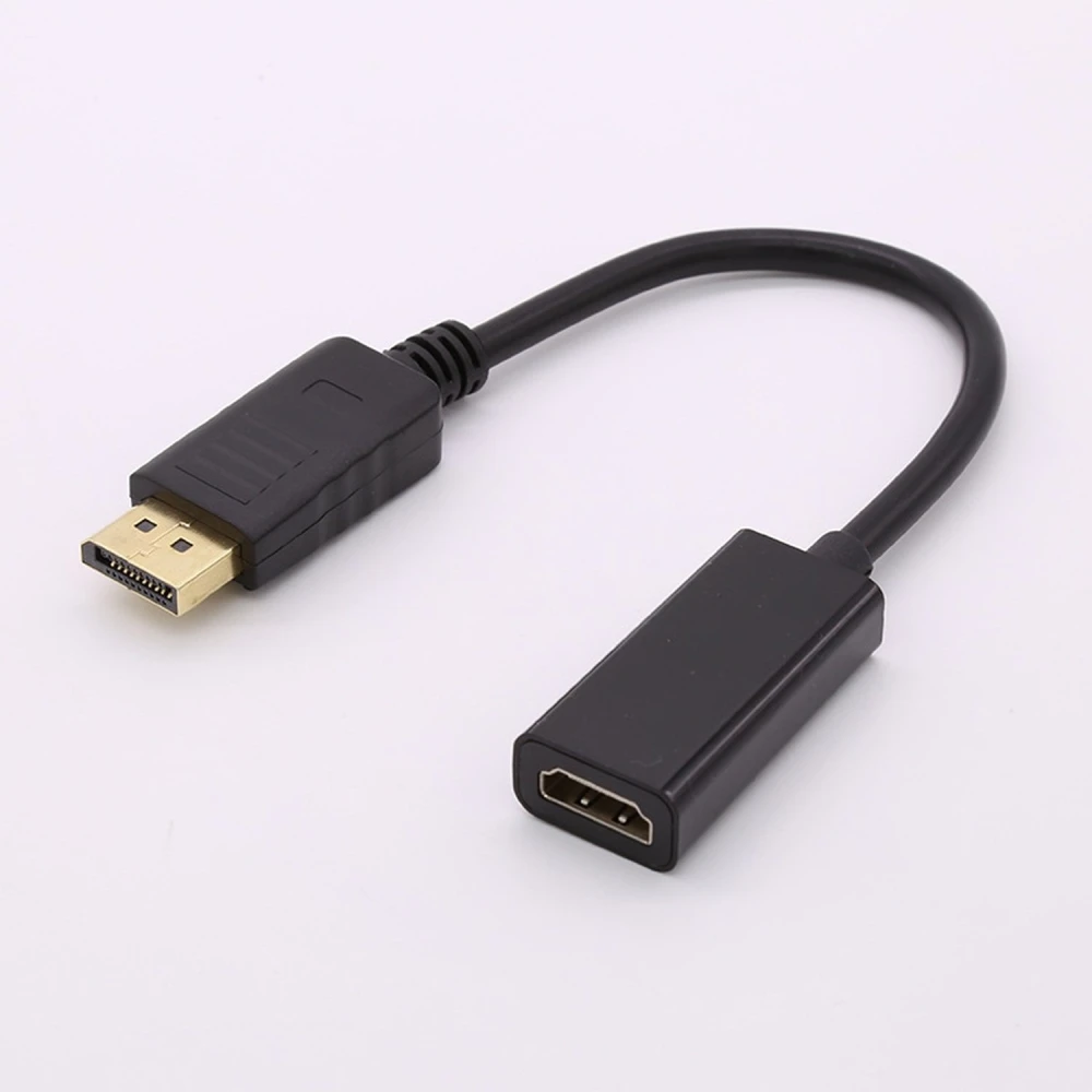 Adapter DisplayPort męski na HDMI żeński do połączeń audio-wideo
