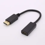 Adapter DisplayPort męski na HDMI żeński do połączeń audio-wideo