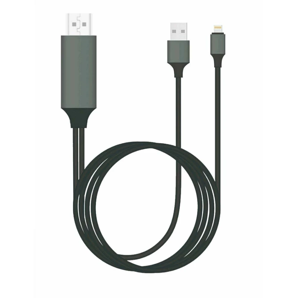 Adapter Lightning na HDMI do iPhone - kabel HDTV Apple zgodny z iOS