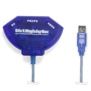 Adapter padów PS2 Xbox GameCube do PC USB 3in1 Magic Joy Box