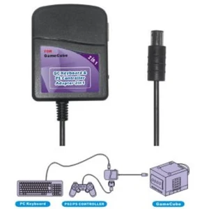 Adapter klawiatury + pad PS2/PSX do Nintendo GameCube