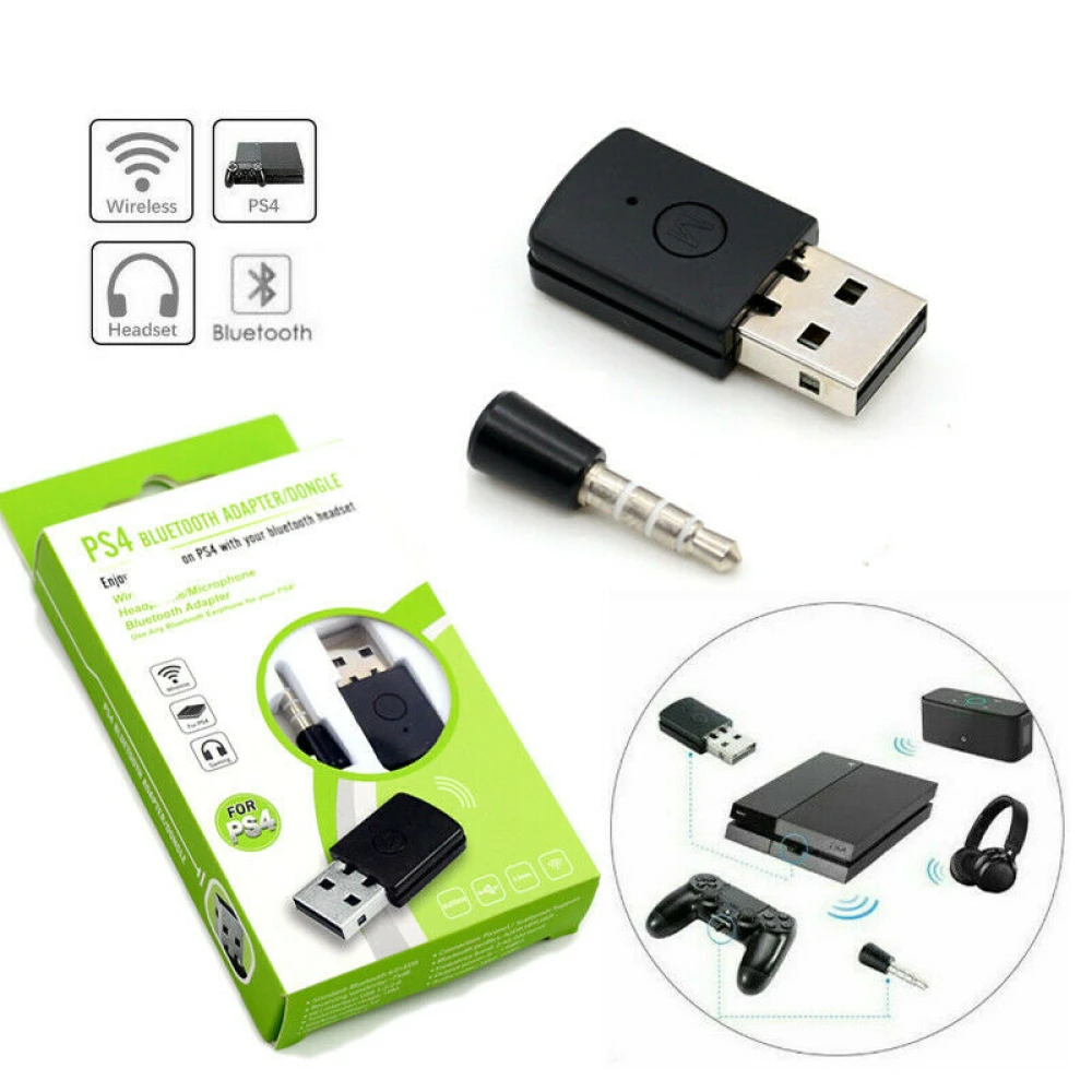 Adapter USB Bluetooth PS4 do słuchawek z mikrofonem 4.0