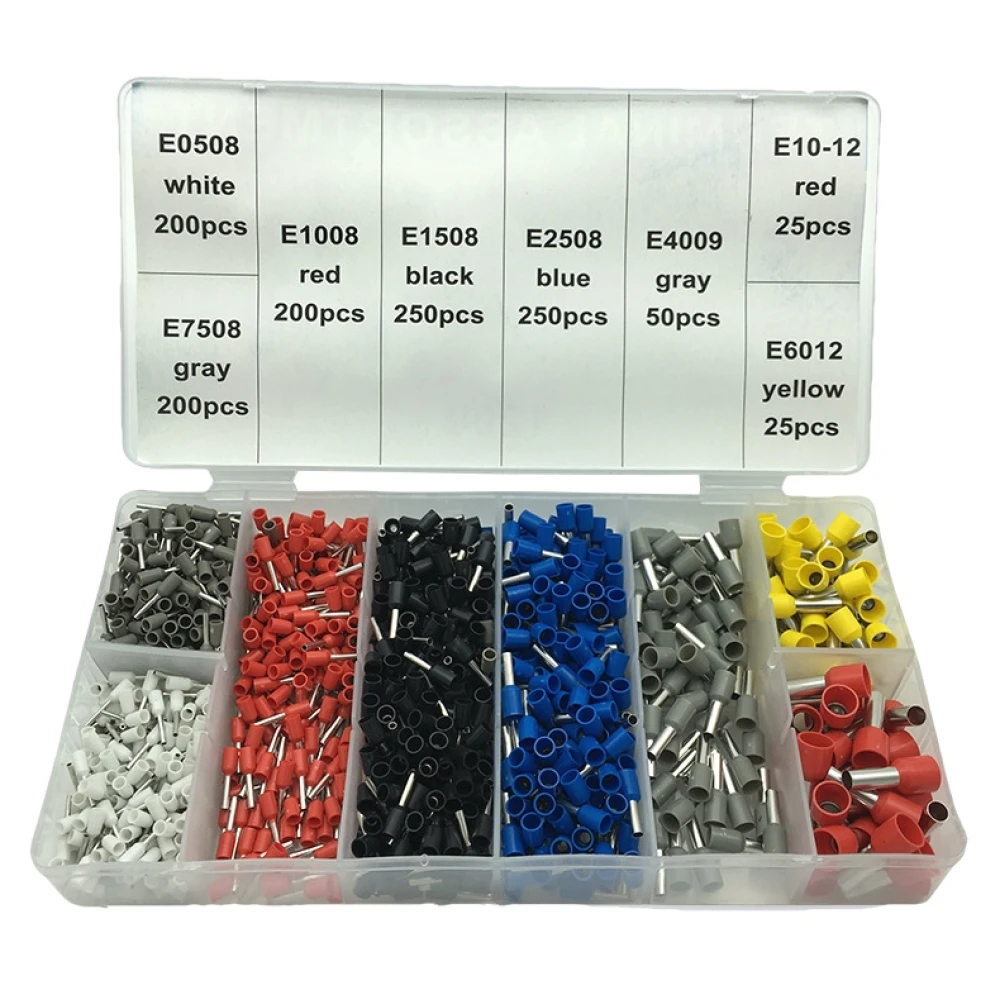 Szczypce do zaciskania konektorów 0.25-10 mm² - zestaw 1200 szt.