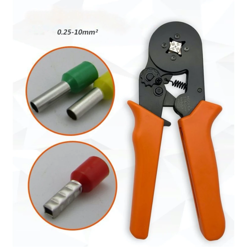 Szczypce do zaciskania konektorów 0.25-10 mm² - zestaw 1200 szt.