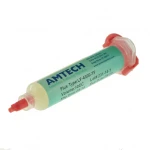 Flux Amtech LF-4300-TF 10cc para modchips y reballing BGA en frasco verde fosforescente