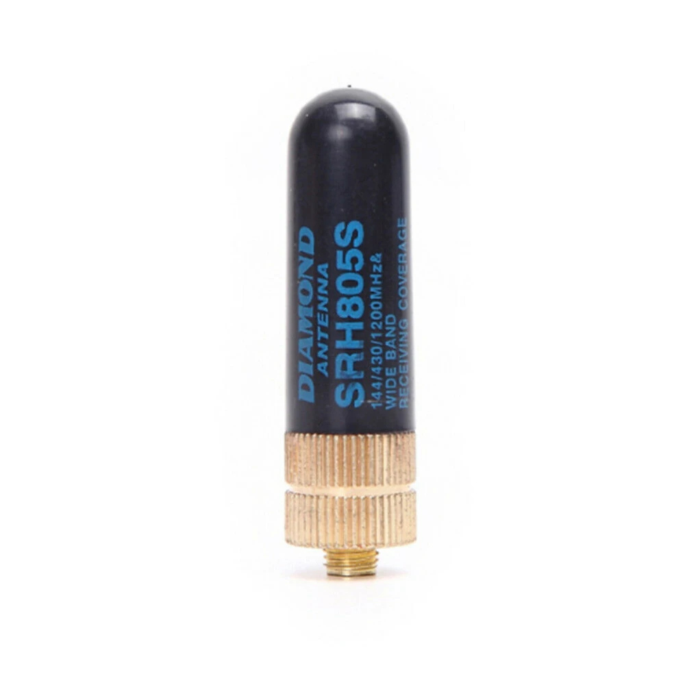 Vista lateral de antena corta Baofeng UV5R SRH-805S
