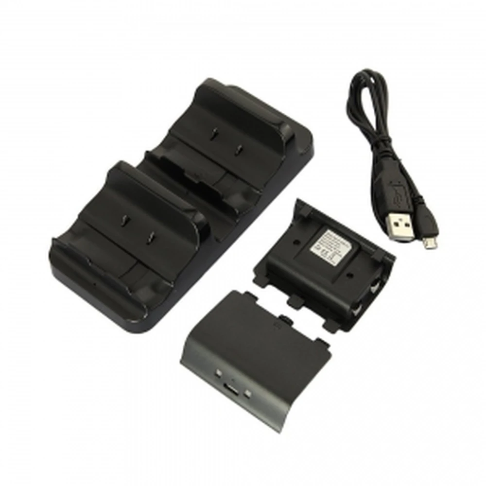 Podwójna stacja ładująca do Xbox One z 2 bateriami satkit