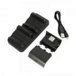 Podwójna stacja ładująca do Xbox One z 2 bateriami satkit
