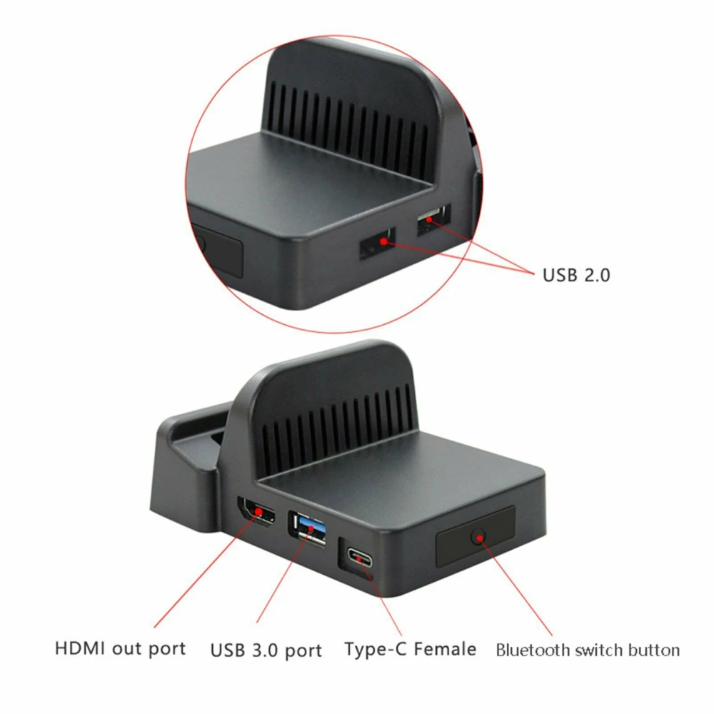 Przenośna stacja dokująca do Nintendo Switch - mini dock HDMI USB
