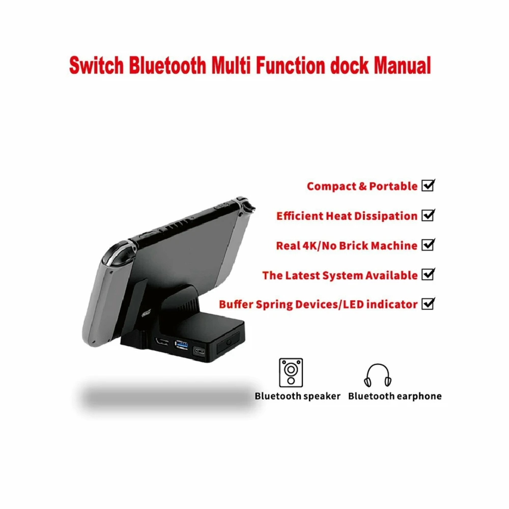 Przenośna stacja dokująca do Nintendo Switch - mini dock HDMI USB