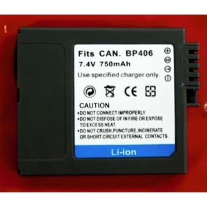 Akumulator kompatybilny Canon BP-406/407 do aparatów i kamer
