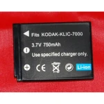 Bateria kompatybilna Kodak KLIC-7000 do aparatów cyfrowych i kamer