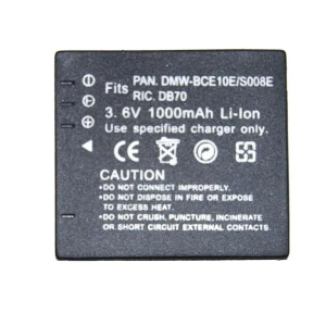 Akumulator kompatybilny Panasonic CGA-008E/BCE10E do kamer cyfrowych Panasonic