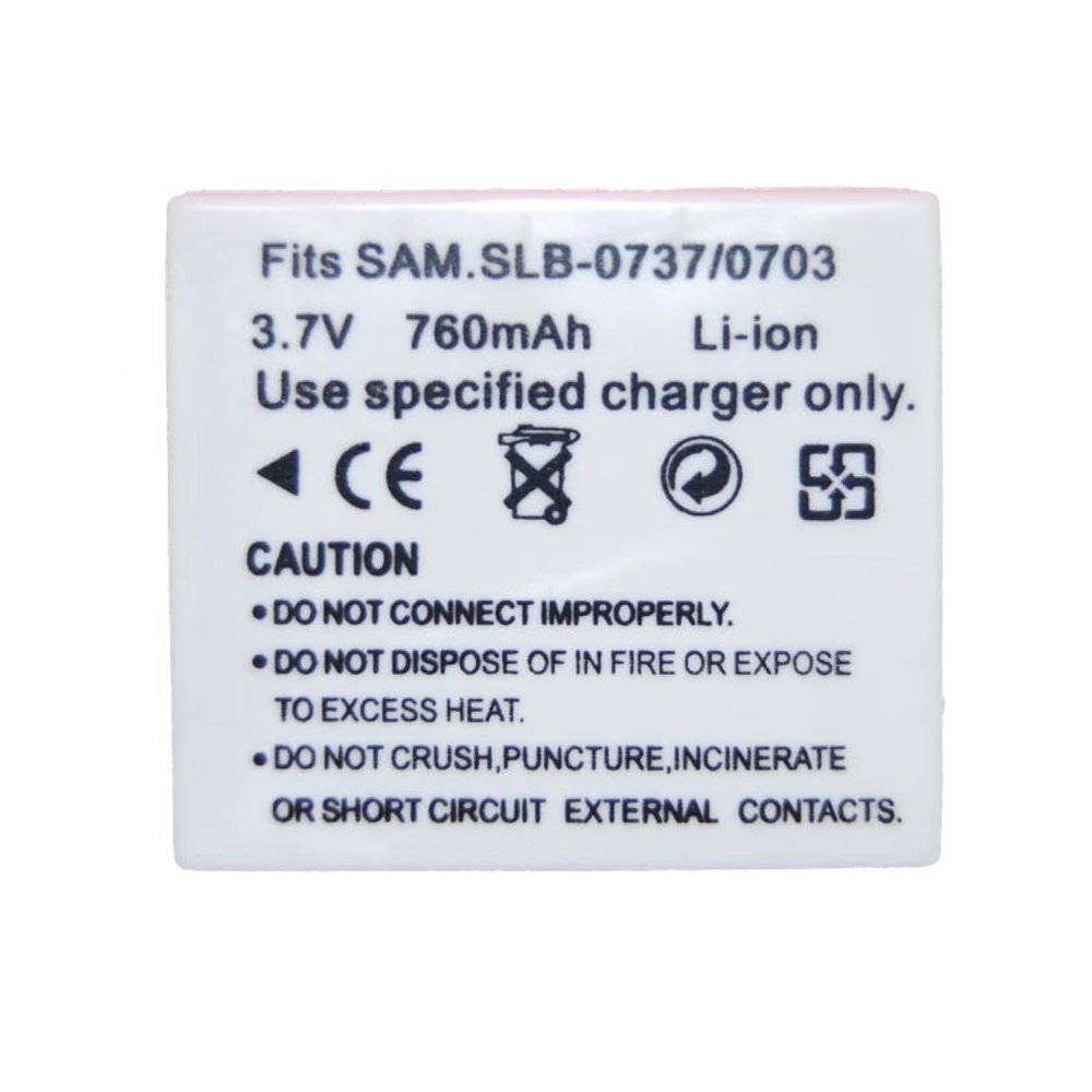 Akumulator kompatybilny Samsung SB-L0737 do aparatów cyfrowych Samsung