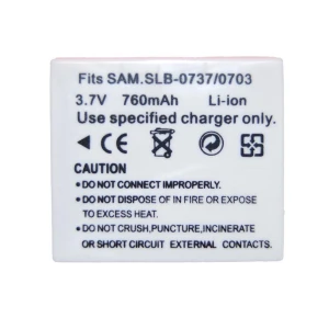 Akumulator kompatybilny Samsung SB-L0737 do aparatów cyfrowych Samsung