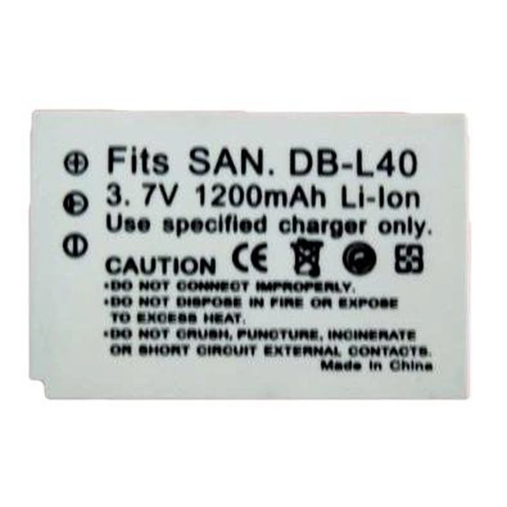 Akumulator kompatybilny Sanyo DB-L40 do kamer cyfrowych Sanyo Xacti
