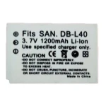 Akumulator kompatybilny Sanyo DB-L40 do kamer cyfrowych Sanyo Xacti
