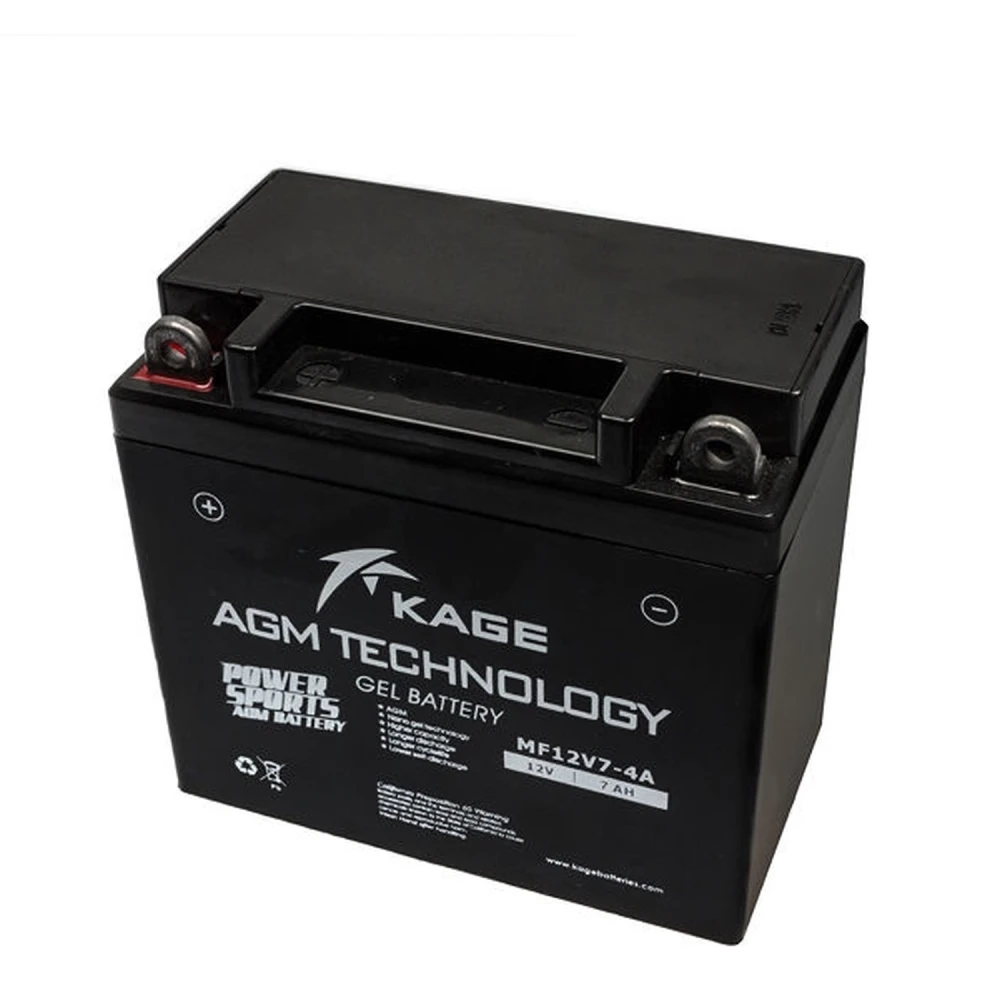 Akumulator żelowy do motocykla YB7-A KAGE AGM 12V 7Ah