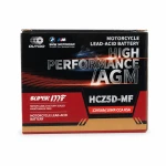 Akumulator Motocyklowy AGM 12V 5Ah OUTDO HCZ5D-MF - Zamiennik Yuasa YTZ7S-BS / GTZ7S / ETZ5L-BS