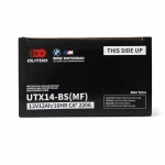 Akumulator Motocyklowy AGM 12V 12Ah OUTDO UTX14-BS(MF) - Zamiennik Yuasa YTX14-BS / GTX14-BS / ETX14-BS