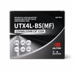 Akumulator Moto AGM 12V 4Ah OUTDO UTX4L-BS(MF) - Zamiennik Yuasa YTX4L-BS / GTX4L-BS / ETX4L-BS