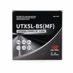 Akumulator Moto AGM 12V 5Ah OUTDO UTX5L-BS(MF) - Zamiennik Yuasa YTX5L-BS / GTX5L-BS / ETX5L-BS