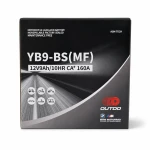 Akumulator Motocyklowy AGM 12V 9Ah OUTDO YB9-BS(MF) - Zamiennik Yuasa YB9-B / GS GM9Z-3B-1 / GS YB9-B / 12N9-4B-1 (flooded)