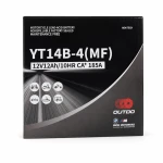 Akumulator Moto AGM 12V 12Ah OUTDO YT14B-4(MF) - Zamiennik Yuasa YT14B-BS / GT14B-BS / GT14B-4 / ETZ14B-BS / ET14B-4