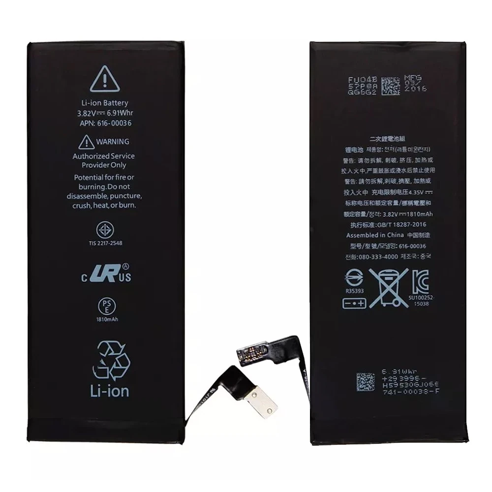 Oryginalna bateria iPhone 6s 4,7 cala APN 616-00033 1715mAh