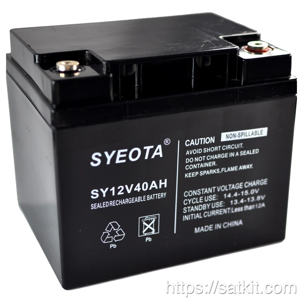 Wydajny akumulator żelowy 12V 40Ah Sy40-12
