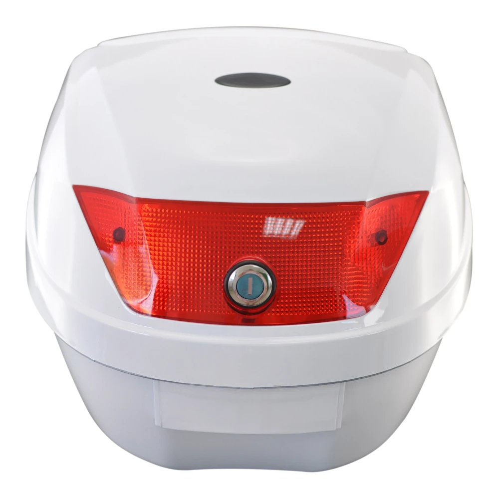 Uniwersalny kufer motocyklowy 28L biały - na 1 kask