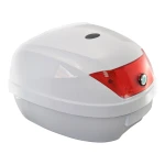 Uniwersalny kufer motocyklowy 28L biały - na 1 kask