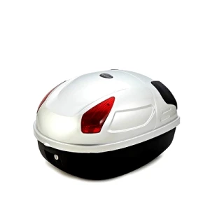 Kufer na kask rowerowy 17L biały JZH-818 na 1 kask