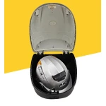 Kufer na kask rowerowy 17L czarny JZH-818 na 1 kask z zamkiem