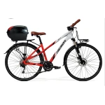 Kufer na kask rowerowy 17L czarny JZH-818 na 1 kask z zamkiem