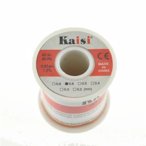 Cyna w szpuli 0,6 mm 150 g Kaisi do lutowania elektroniki