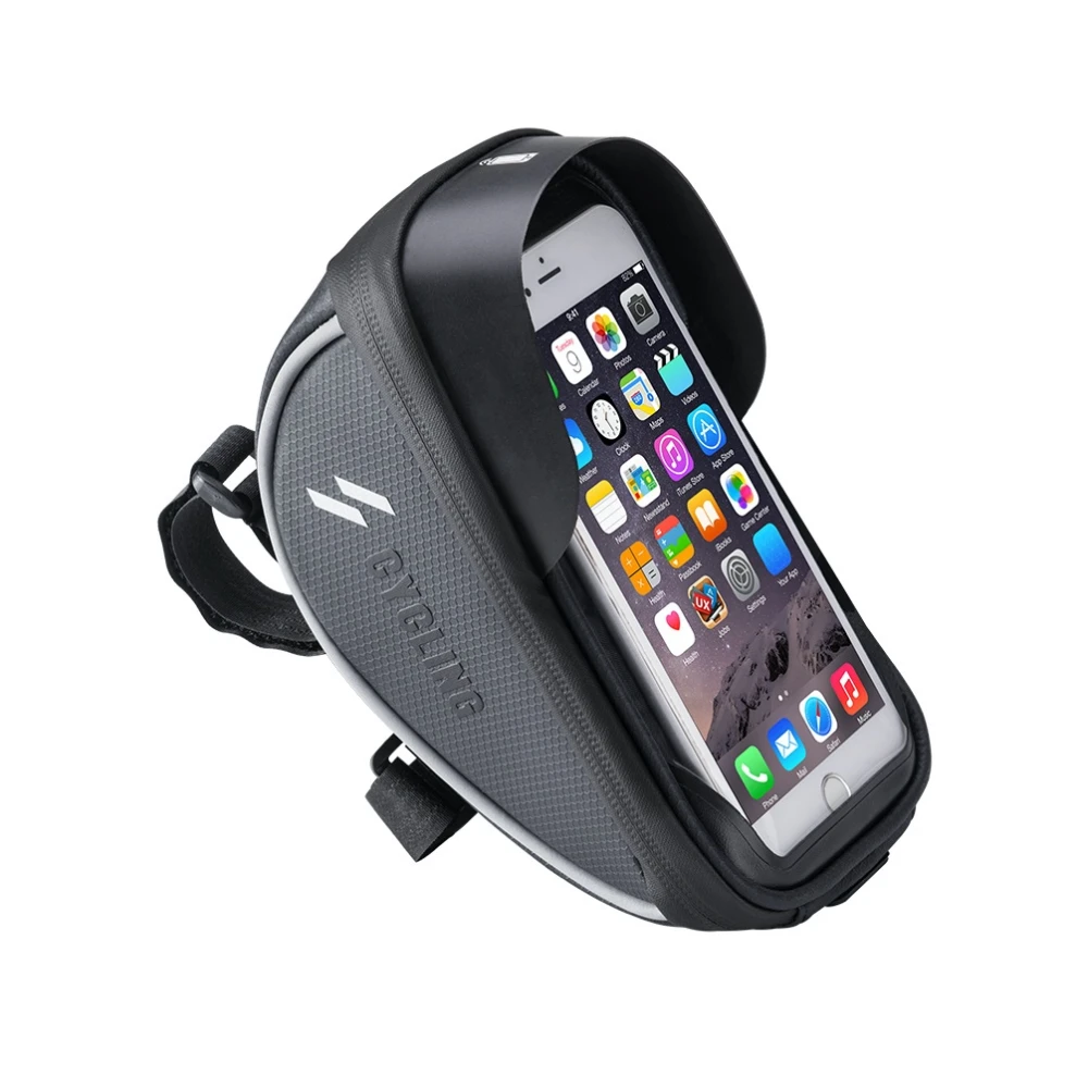 Torba na telefon do roweru z ekranem dotykowym i daszkiem 0.5L