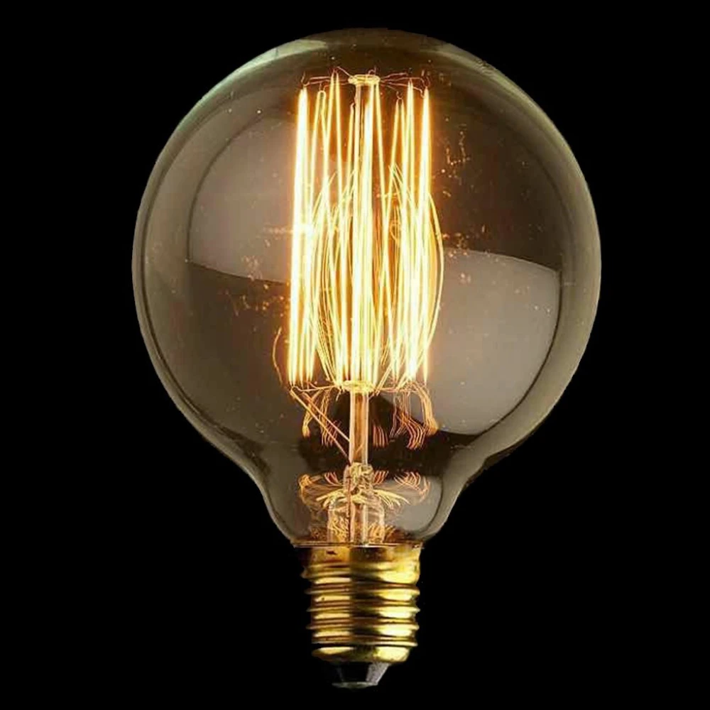 Bombilla vintage Edison G95 E27 40W para lámpara colgante
