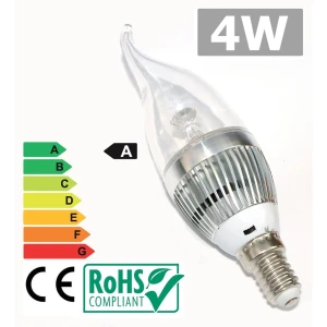 Żarówka LED E14 4W 3300K ciepłe światło do efektywnego oświetlenia