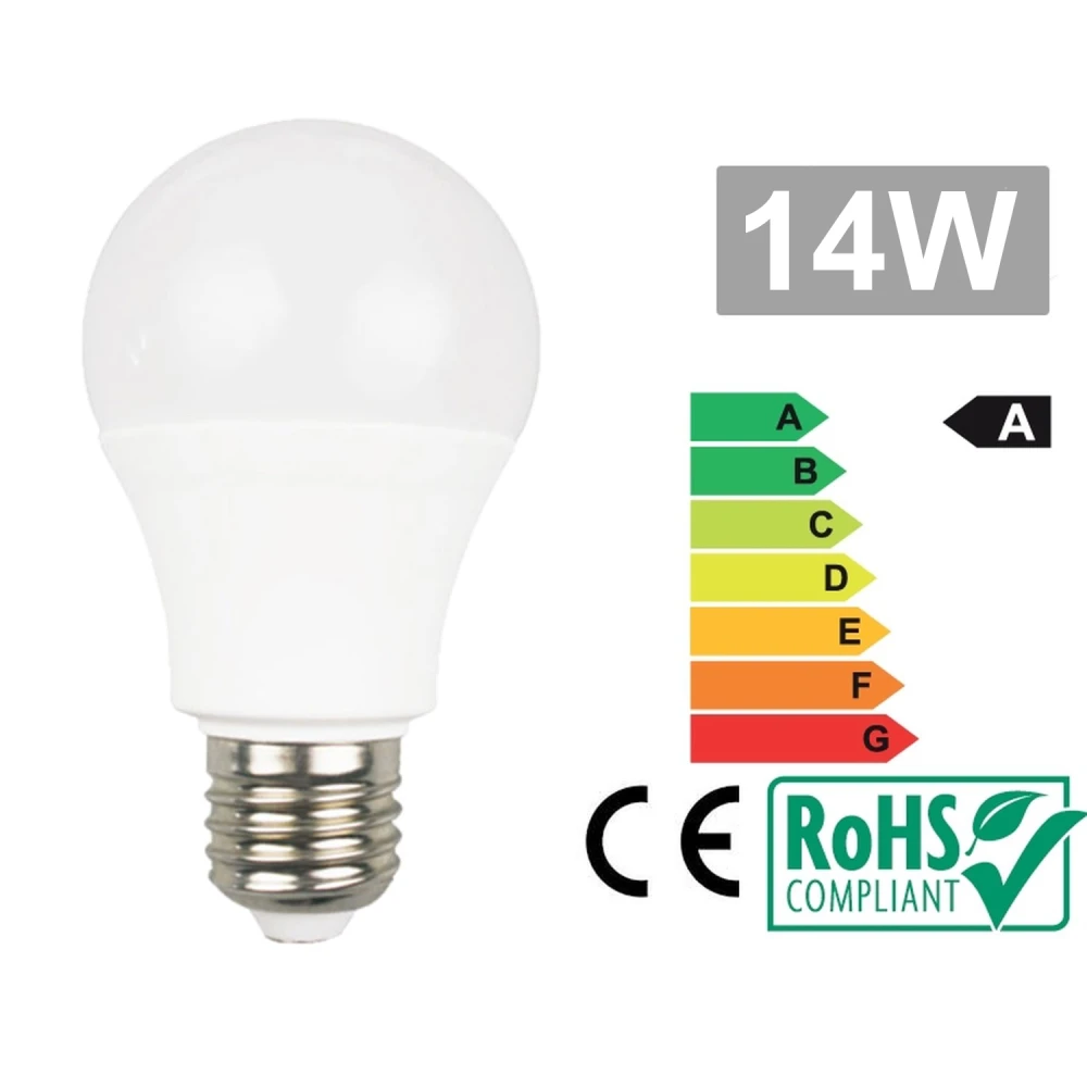 Żarówka LED E27 14W 3000K ciepła biel do wydajnego oświetlenia