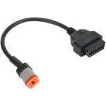Kabel adapter Harley Davidson OBD1 4 piny do OBDII 16 pinów do diagnostyki