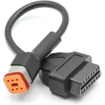 Kabel adapter Harley Davidson OBD1 6 pinów do diagnostyki