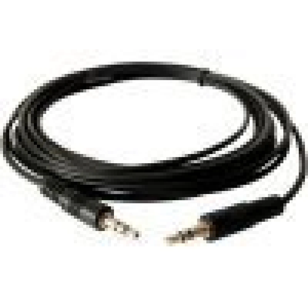 Kabel audio 3.5 mm męski-męski 1,5 m z pozłacanymi złączami satkit