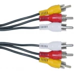 Kabel audio i wideo 3 RCA 1.2 m do połączenia audio i wideo