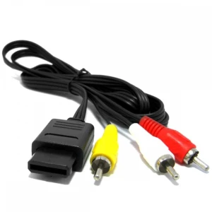 Kabel AV Nintendo 64 kompatybilny z N64, SNES, NGC i Gamecube