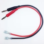 Kabel bananowy 4 mm do Faston 30 cm TL22036 Amass