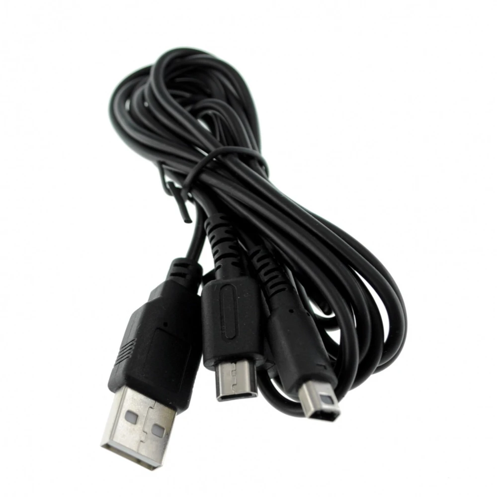Kompatybilny podwójny kabel USB do ładowania NDSLITE, NDSI, DSI XL i 3DS